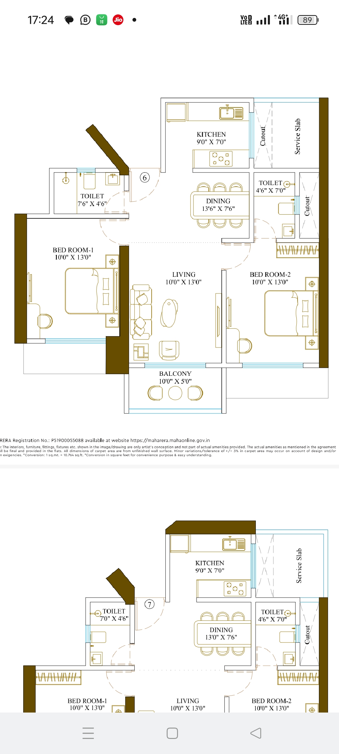 2 BHK Builder Floor For Sale in Promesa Fremont