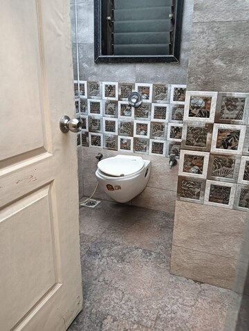 Bathroom in 3 BHK Apartment at Kalyan West – for Rent