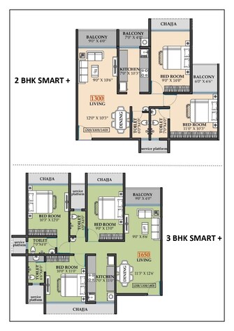 2 BHK Apartment For Resale in Millennium Flora New Panvel Sector 17 Navi Mumbai  8117798