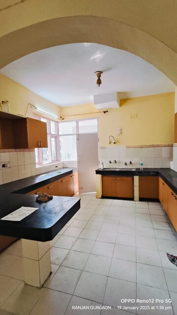 Kitchen in 3.5 BHK Apartment at HBH Galaxy Apartments, Sector 43 – for Rent