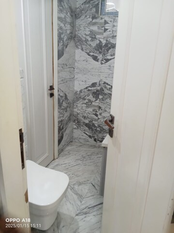 Bathroom in 3 BHK Builder Floor at Vivek Vihar – for Rent