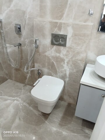 Bathroom in 3 BHK Builder Floor at Vivek Vihar – for Rent