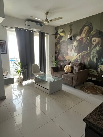 Living Room in 1 BHK Apartment at Sunworld Arista, Sector 168 – for Rent