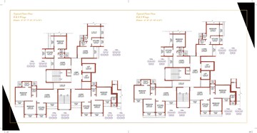 Floor Plan in 1 BHK Apartment at Juhi Niharika Absolute, Sector 39 Kharghar – for Sale