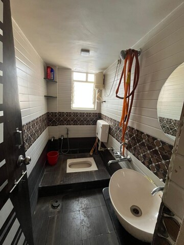 Bathroom in 2 BHK Apartment at Spring Glory Co-Operative Society, Kharadi – for Rent