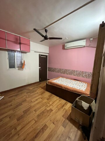Bedroom in 2 BHK Apartment at Spring Glory Co-Operative Society, Kharadi – for Rent