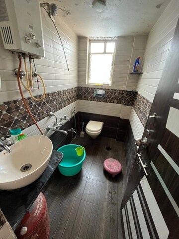 Bathroom in 2 BHK Apartment at Spring Glory Co-Operative Society, Kharadi – for Rent