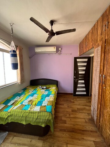Bedroom in 2 BHK Apartment at Spring Glory Co-Operative Society, Kharadi – for Rent