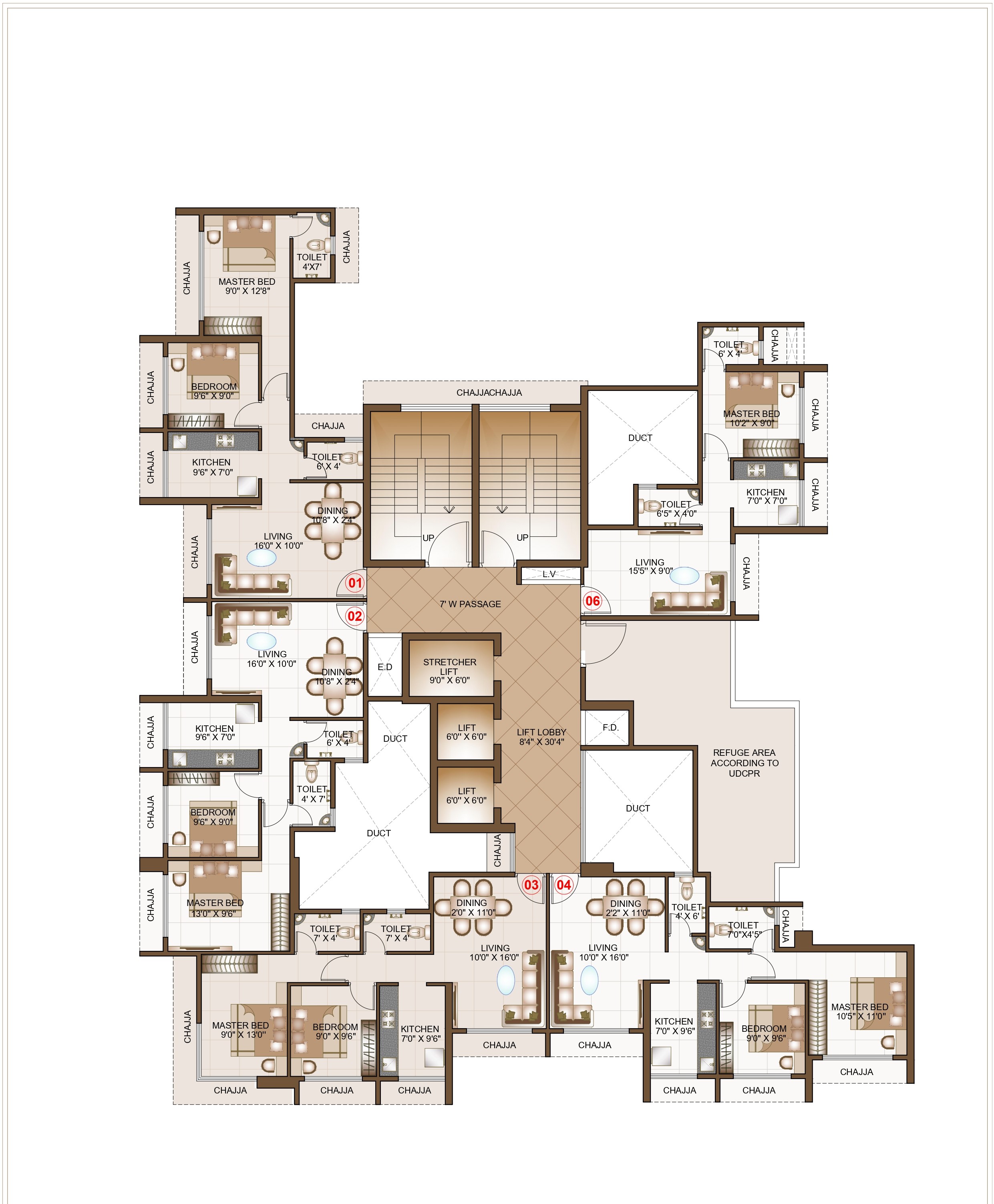 1 BHK Apartment For Resale in Giriraj Sapphire Sector 35e Kharghar Navi Mumbai  8118299