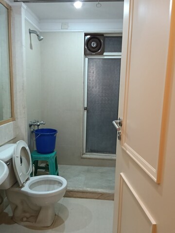 Bathroom in 2 BHK Apartment at Hiranandani Meadows, Manpada – for Rent