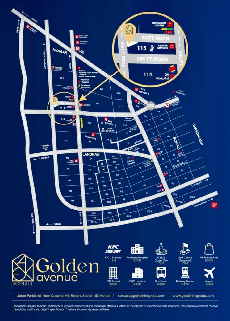 Exterior View, kharar landran road 3 Bedroom 1750 Sq.Ft. Apartment In Kharar Landran Road Mohali 8118510