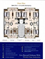 3 BHK + Pooja Room 1750 Sq.Ft. Apartment in Sector 115