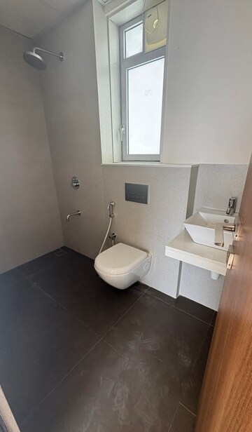 Bathroom in 2 BHK Apartment at Piramal Vaikunth, Balkum Pada – for Rent