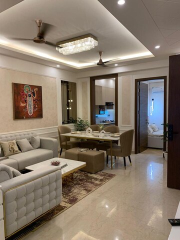 Living Room in 4 BHK Builder Floor at Sushant Lok 2, Sector 57 – for Sale