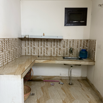 Kitchen in 1 RK Builder Floor at Sector 63 – for Rent
