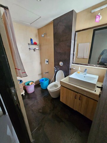 Bathroom in 2 BHK Apartment at Lodha Splendora River View, Ghodbunder Road – for Sale