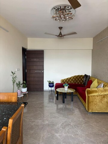 Living Room in 2 BHK Apartment at Lodha Splendora River View, Ghodbunder Road – for Sale