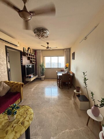 Living Room in 2 BHK Apartment at Lodha Splendora River View, Ghodbunder Road – for Sale