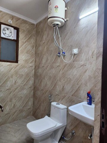 Bathroom in 2 BHK Builder Floor at Chattarpur – for Rent