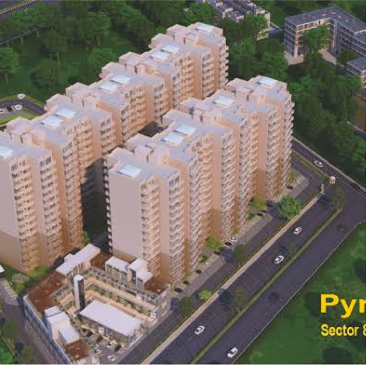 2 BHK Apartment For Sale in Pyramid Elite