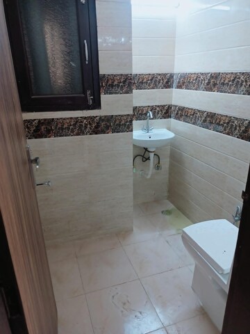 Bathroom in 1 BHK Builder Floor at Chattarpur – for Rent