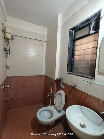 Bathroom in 1 BHK Apartment at GHP Suncity Pluto, Powai – for Rent