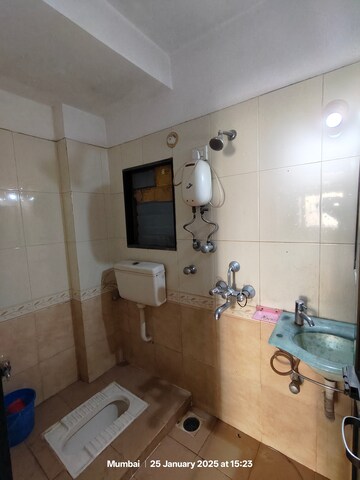 Bathroom in 2 BHK Apartment at Sundew Swastik Park Bhandup West, Bhandup West – for Rent
