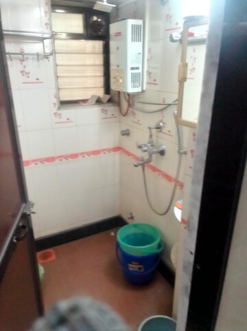 Bathroom in 1 BHK Apartment at Thakur Village, Kandivali East – for Rent