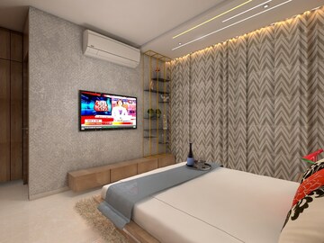 Bedroom in 3.5 BHK Apartment at Oberoi Realty Esquire, Goregaon East – for Rent