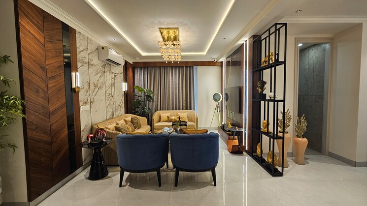 Living Room, urban-the-zirk 3 Bedroom 1750 Sq.Ft. Apartment In Nabha Zirakpur 8119385
