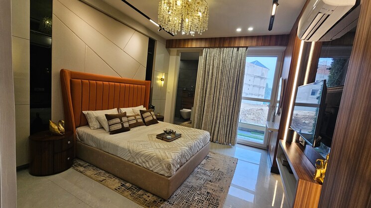 Bedroom, urban-the-zirk 3 Bedroom 1750 Sq.Ft. Apartment In Nabha Zirakpur 8119385