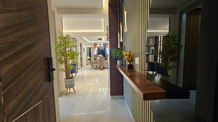 Kitchen, urban-the-zirk 3 Bedroom 1750 Sq.Ft. Apartment In Nabha Zirakpur 8119385