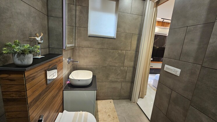 Bathroom, urban-the-zirk 3 Bedroom 1750 Sq.Ft. Apartment In Nabha Zirakpur 8119385