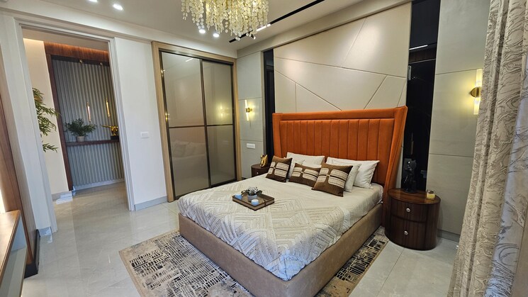 Bedroom, urban-the-zirk 3 Bedroom 1750 Sq.Ft. Apartment In Nabha Zirakpur 8119385