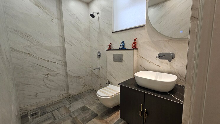 Bathroom, urban-the-zirk 3 Bedroom 1750 Sq.Ft. Apartment In Nabha Zirakpur 8119385