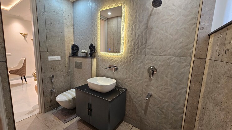 Bathroom, urban-the-zirk 3 Bedroom 1750 Sq.Ft. Apartment In Nabha Zirakpur 8119385