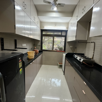 Kitchen in 3 BHK Apartment at MICL Aaradhya Nine, Naidu Colony – for Rent