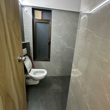 Bathroom in 3 BHK Apartment at MICL Aaradhya Nine, Naidu Colony – for Rent