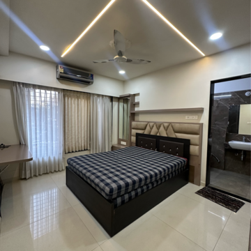 Bedroom in 3 BHK Apartment at MICL Aaradhya Nine, Naidu Colony – for Rent