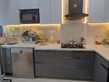 Kitchen in 3 BHK Apartment at Adani Oyster Greens, Sector 102 – for Rent