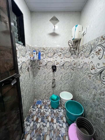 Bathroom in 1 BHK Apartment at Agarwal Vrindavan Gardens, Vasai East – for Sale