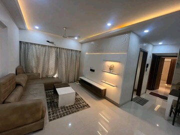 Living Room in 2 BHK Apartment at Rajesh Raj Infinia, Malad West – for Rent