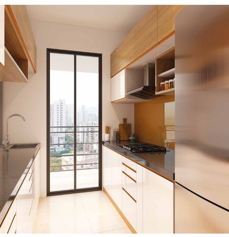 Kitchen, united-marathon-zaver-arcade 2 Bedroom 724 Sq.Ft. Apartment In Mulund West Mumbai 8119552