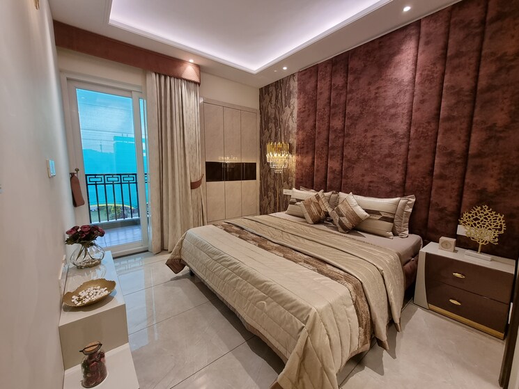 Bedroom, motia-harmony-greens 3 Bedroom 1800 Sq.Ft. Apartment In Kishanpura Zirakpur 8119593