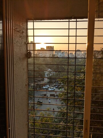 Balcony in 1 BHK Apartment at Sethia Kalpavruksh Heights, Kandivali West – for Rent