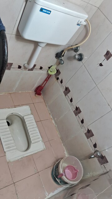 Bathroom in 2 BHK Apartment at Sun Damodar Shanti CHS, Sector 20 Kharghar – for Rent