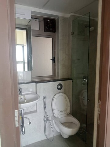 Bathroom in 2 BHK Apartment at Rajesh Raj Infinia, Malad West – for Rent