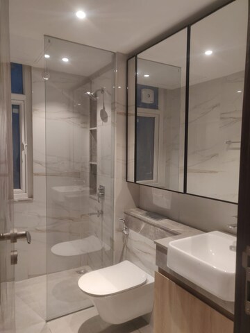 Bathroom in 4 BHK Builder Floor at DLF Garden City Independent Floors, Sector 92 – for Rent