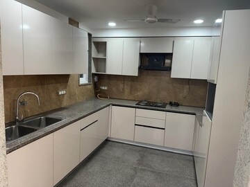 Kitchen in 3 BHK Builder Floor at Saket – for Rent