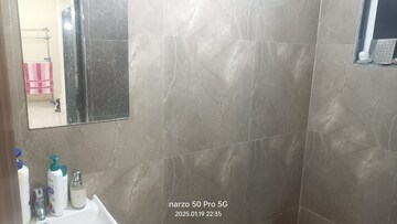 Bathroom in 1 BHK Apartment at Mauli Pride, Malad East – for Rent